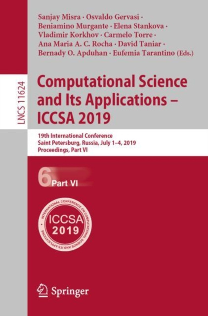 E-Book Computational Science and Its Applications - ICCSA 2019 Sanjay Misra