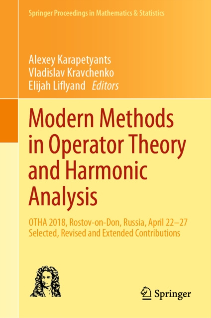 E-book Modern Methods in Operator Theory and Harmonic Analysis Alexey Karapetyants