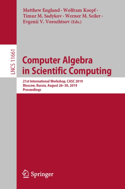 E-kniha Computer Algebra in Scientific Computing Matthew England