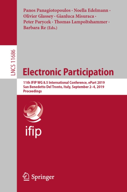 E-Book Electronic Participation Panos Panagiotopoulos