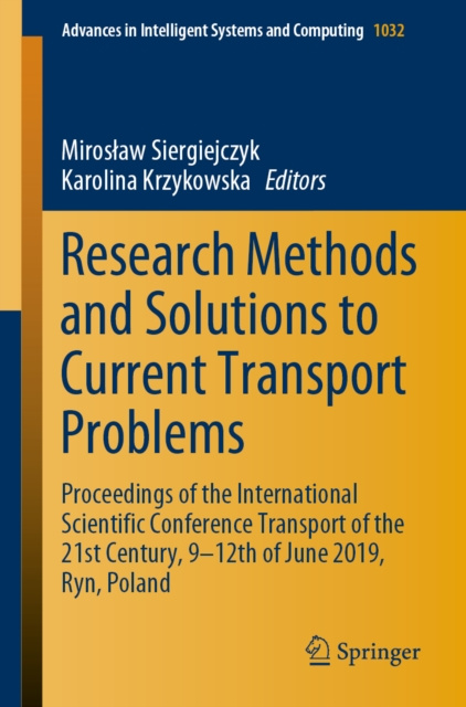 E-knjiga Research Methods and Solutions to Current Transport Problems Miroslaw Siergiejczyk