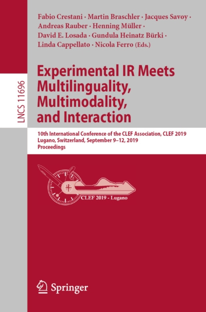 E-kniha Experimental IR Meets Multilinguality, Multimodality, and Interaction Fabio Crestani