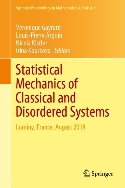 E-book Statistical Mechanics of Classical and Disordered Systems Veronique Gayrard