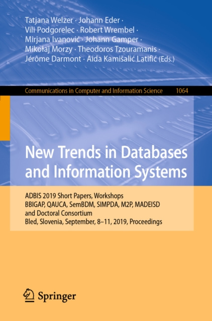 E-book New Trends in Databases and Information Systems Tatjana Welzer