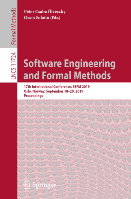 E-knjiga Software Engineering and Formal Methods Peter Csaba Olveczky