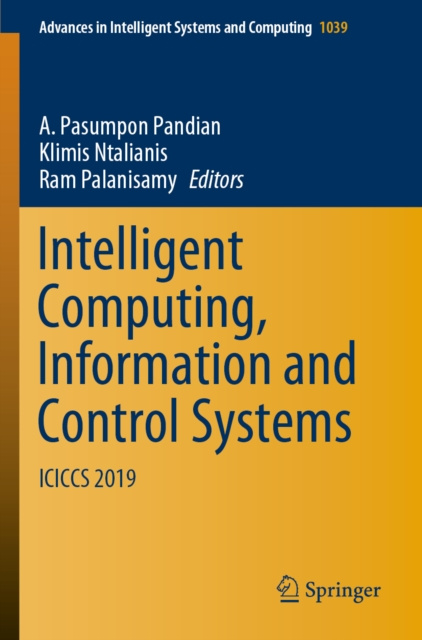 E-book Intelligent Computing, Information and Control Systems A. Pasumpon Pandian