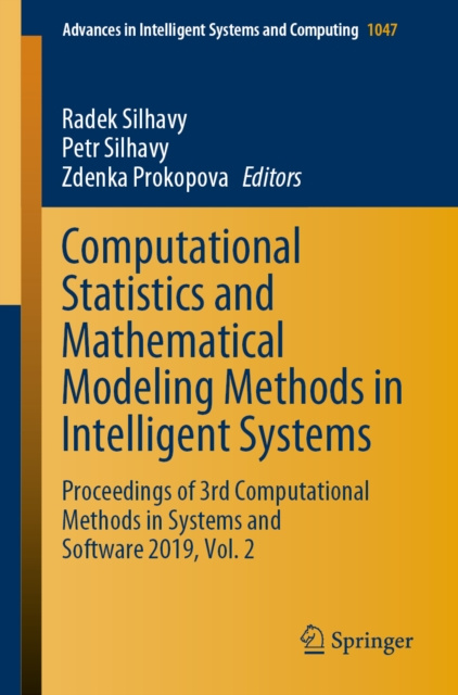 E-knjiga Computational Statistics and Mathematical Modeling Methods in Intelligent Systems Radek Silhavy