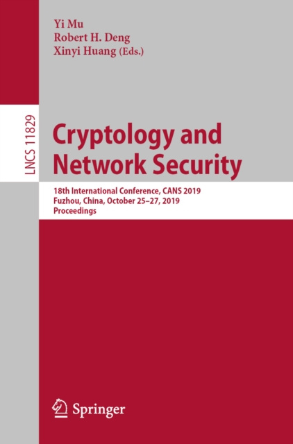 E-book Cryptology and Network Security Yi Mu