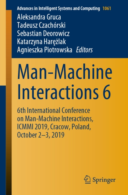 E-knjiga Man-Machine Interactions 6 Aleksandra Gruca