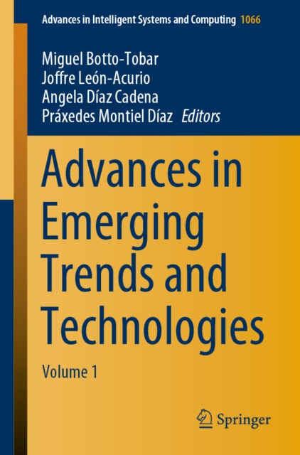 E-book Advances in Emerging Trends and Technologies Miguel Botto-Tobar