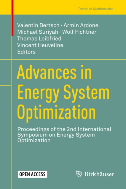 E-Book Advances in Energy System Optimization Valentin Bertsch