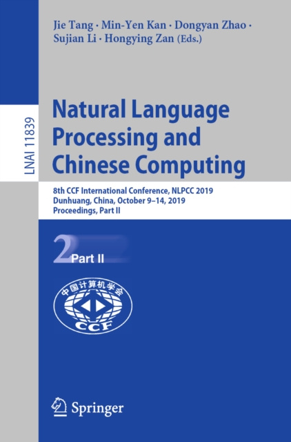 E-Book Natural Language Processing and Chinese Computing Jie Tang