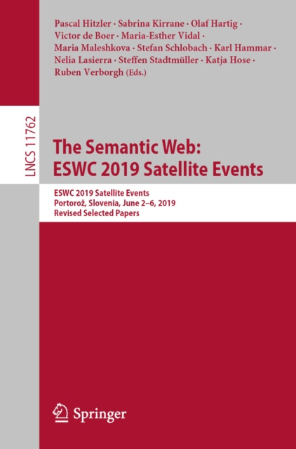 E-knjiga Semantic Web: ESWC 2019 Satellite Events Pascal Hitzler