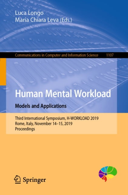 E-knjiga Human Mental Workload: Models and Applications Luca Longo