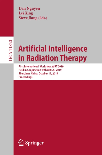 E-book Artificial Intelligence in Radiation Therapy Dan Nguyen