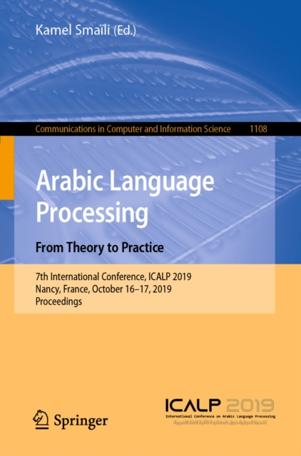 E-knjiga Arabic Language Processing: From Theory to Practice Kamel Smaili