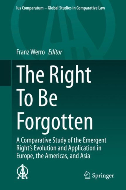 E-kniha Right To Be Forgotten Franz Werro
