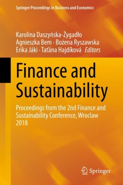 E-knjiga Finance and Sustainability Karolina Daszynska-Zygadlo