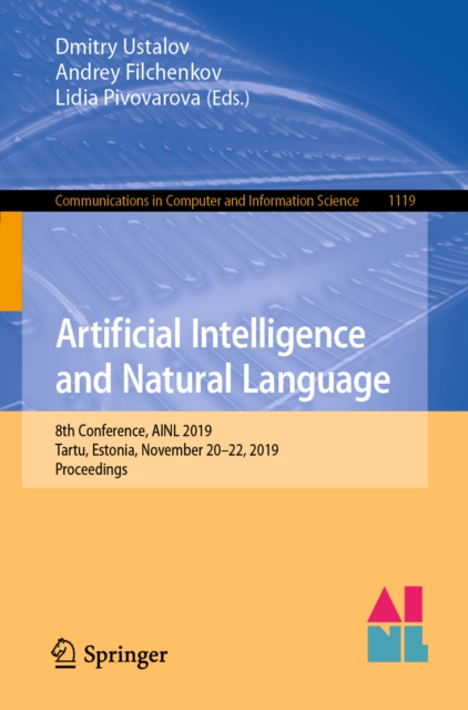 E-Book Artificial Intelligence and Natural Language Dmitry Ustalov