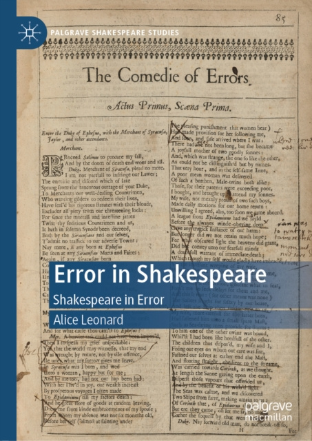 E-book Error in Shakespeare Alice Leonard