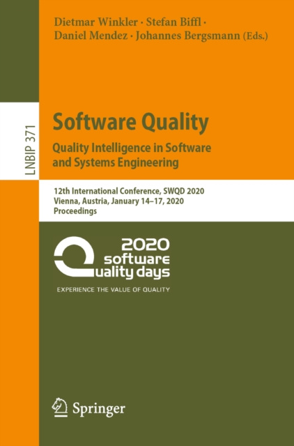 E-book Software Quality: Quality Intelligence in Software and Systems Engineering Dietmar Winkler
