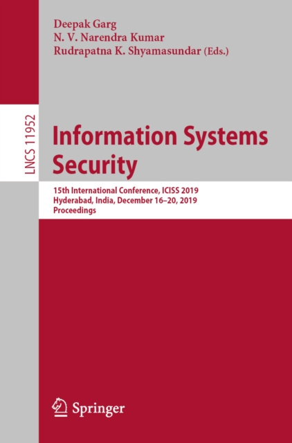 ebook Information Systems Security Deepak Garg