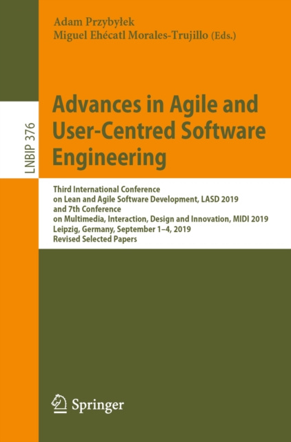 E-book Advances in Agile and User-Centred Software Engineering Adam Przybylek