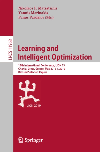 E-knjiga Learning and Intelligent Optimization Nikolaos F. Matsatsinis