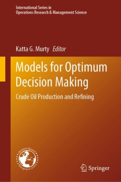 E-knjiga Models for Optimum Decision Making Katta G. Murty
