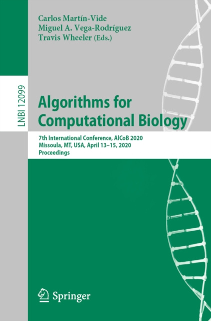E-book Algorithms for Computational Biology Carlos Martin-Vide