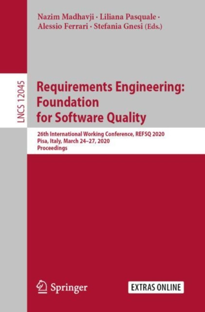 E-book Requirements Engineering: Foundation for Software Quality Nazim Madhavji