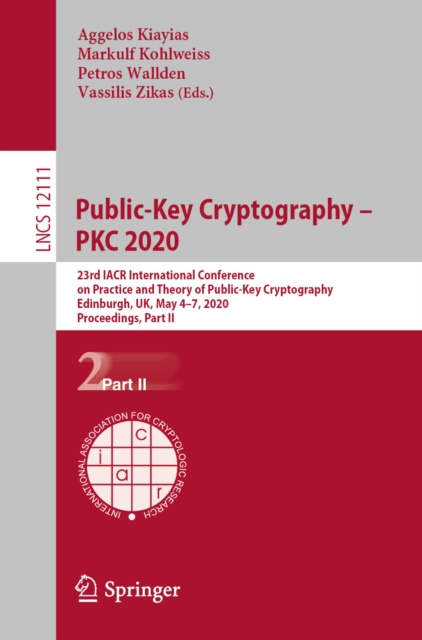 E-kniha Public-Key Cryptography - PKC 2020 Aggelos Kiayias