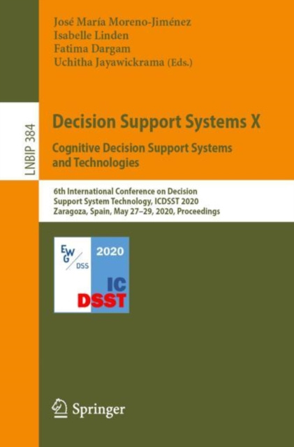 E-kniha Decision Support Systems X: Cognitive Decision Support Systems and Technologies Jose Maria Moreno-Jimenez