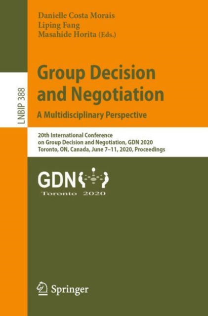 E-book Group Decision and Negotiation: A Multidisciplinary Perspective Danielle Costa Morais