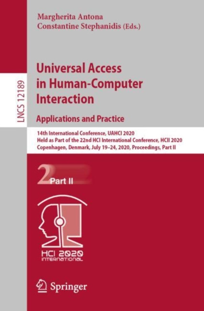 E-knjiga Universal Access in Human-Computer Interaction. Applications and Practice Margherita Antona