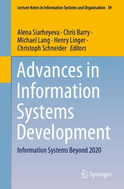 E-kniha Advances in Information Systems Development Alena Siarheyeva