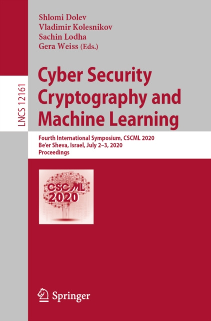 E-book Cyber Security Cryptography and Machine Learning Shlomi Dolev