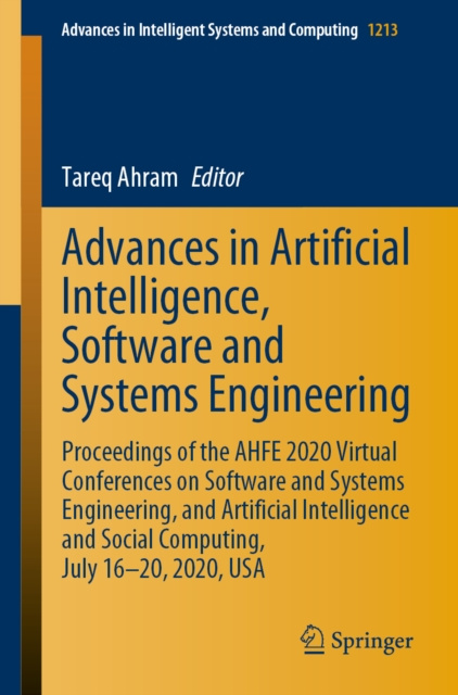 E-knjiga Advances in Artificial Intelligence, Software and Systems Engineering Tareq Ahram