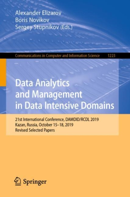 E-book Data Analytics and Management in Data Intensive Domains Alexander Elizarov