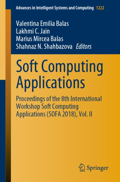 E-book Soft Computing Applications Valentina Emilia Balas