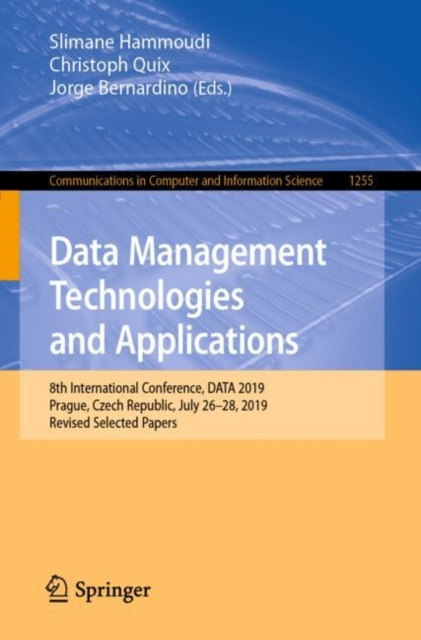 E-book Data Management Technologies and Applications Slimane Hammoudi
