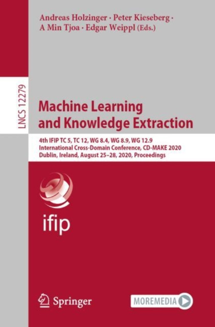 E-knjiga Machine Learning and Knowledge Extraction Andreas Holzinger