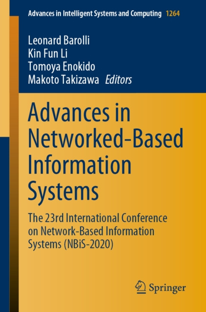 E-kniha Advances in Networked-Based Information Systems Leonard Barolli