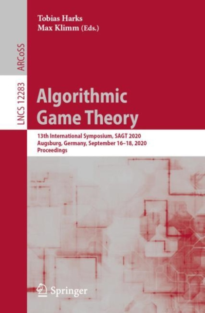 E-knjiga Algorithmic Game Theory Tobias Harks