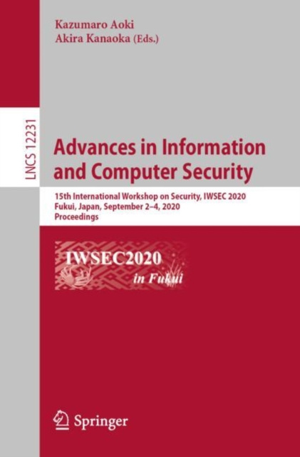 E-knjiga Advances in Information and Computer Security Kazumaro Aoki