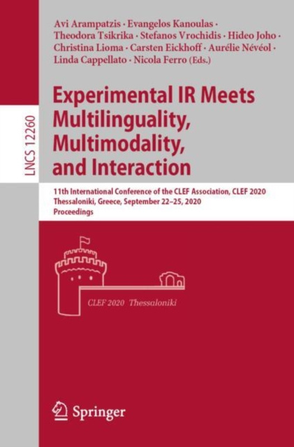 E-book Experimental IR Meets Multilinguality, Multimodality, and Interaction Avi Arampatzis