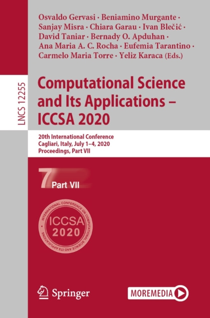 E-kniha Computational Science and Its Applications - ICCSA 2020 Osvaldo Gervasi