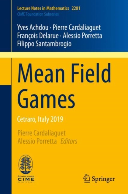 E-book Mean Field Games Yves Achdou