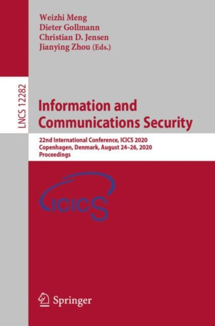 E-book Information and Communications Security Weizhi Meng