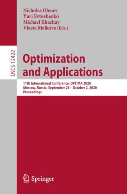 E-knjiga Optimization and Applications Nicholas Olenev